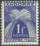 ANDORRA..1943..Michel # 24...MH. - Unused Stamps