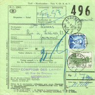 Colis Postal Contre Remboursement Obl Anderlecht - Other & Unclassified