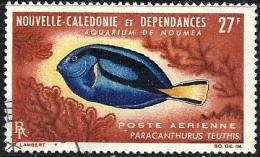 NEW CALEDONIA 27 FRANCS AQUARIUM FISH MARINE LIFE SET OF 1 UHD 1964 SG386 READ DESCRIPTION !! - Usati