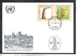 WIT364 UNO WIEN 2006  MICHL 459/60  WEISSE KARTE - White Cards - Lettres & Documents