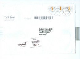 Niederlande TGST PostNL 2012 3x Briefmarke 1 € Ziffer Privatpost TNT-Post - Stempel + Citipost Nordhessen Groß Label - Covers & Documents