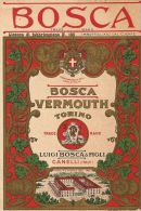 BOSCA VINO VERMOUTH TORINO ETICHETTA VINO WINE LABEL - Rosés