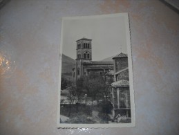 CPSM LA VOULTE SUR RHONE La Grande Place - L'église - La Voulte-sur-Rhône