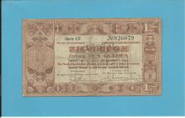 NETHERLANDS -  ZILVERBONNEN - 1 GULDEN - 01.10.1938 - Pick 61 - Queen Wilhelmina - 2 Scans - 1 Gulden