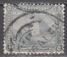 Egypt  Scott No .  41   Used    Year  1879 - 1866-1914 Khedivato De Egipto