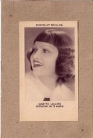 CHOCOLAT REVILLON - COLLECTION DE 72 PHOTOGRAPHIES D' ARTISTES CONNUS - CINEMA - GINETTE LECLERC - Revillon