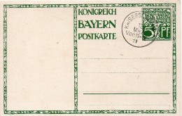 ALLEMAGNE BAVIERE ENTIER POSTAL 1911 - Sonstige & Ohne Zuordnung