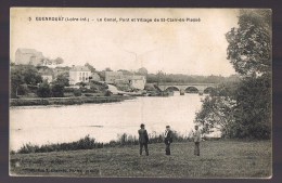 GUENROUËT . Le Canal , Pont Et Village De Saint - Clair - En - Plessé . - Guenrouet