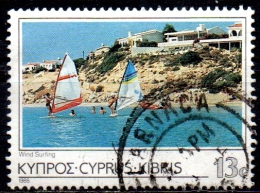 CYPRUS 1985 Cyprus Scenes And Landscapes -13c - Windsurfing  FU - Used Stamps