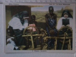 Cart -  Africa - Uganda - Africa Cristiana- Filanda ... Incipiente. N° 8. - Oeganda