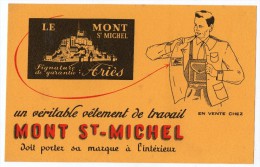 Buvard - Un Véritable Vêtement De Travail En Vente Chez Mont St-Michel - Signature De Garantie: Ariès - Kleidung & Textil