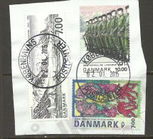 DENMARK Dänemark Danmark Briefausschnitt O 2015 - Gebruikt