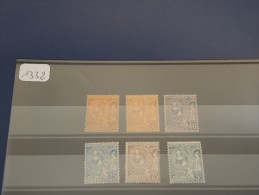 MONACO  : N° Yvert 18 (x2) / 25 / 47 - Charnière -  Côte 110 € (Lot 1332) - Nuevos