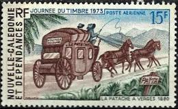 NEW CALEDONIA LA PATACHE 1880 STAGECOACH HORSE SET OF 1 15 FRANCS MUH 1973 SG533 READ DESCRIPTION !! - Unused Stamps