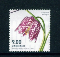 DENMARK  -  2014  Spring Flowers  9K  Used As Scan - Usati