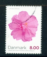 DENMARK  -  2012  Autumn Flowers  8Kr  Used As Scan - Usati
