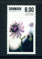 DENMARK  -  2011  Summer Flowers  8Kr  Used As Scan - Gebruikt