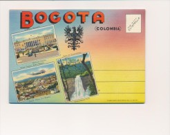 CPSM COLOMBIE Carte-lettre 18 Vues Bogota - Colombia