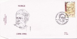 FDC N° 1254 Ordi. Du 14-2-1998 - COB 2737 - Cachet De 9220 Hamme - Norge(Georges Mogin) 1898-1990 - 1,45€ - 1991-2000