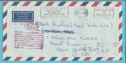 Brief Verzonden Vanuit P.B.BOX 323 / Zaventem (privepost), -> U.S.A. Met Stempel  RETURN TO SENDER - 1980-1999