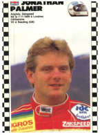 (888 ORL) Car Racing Driver - Jonathan Palmer - Grand Prix / F1