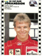 (888 ORL) Car Racing Driver - Stefan Johansson - Grand Prix / F1