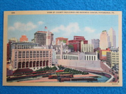 View Of County Buildings And Business Center, Pittsburgh, Pennsylvania - Pittsburgh