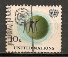 Timbres - Amérique - Nations Unies - 1964 - 10 C. - - Oblitérés