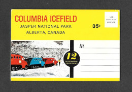 JASPER - ALBERTA - COLUMBIA ICEFIELD - JASPER NATIONAL PARK - CARNET SOUVENIR - SOUVENIR FOLDER - 12 PHOTOS - Jasper