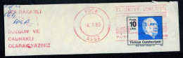 Machine Stamps (ATM) Red Special Cancels FOCA 4.1.89 (#3) - Automaten