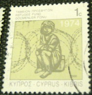 Cyprus 2000 Refugee Fund 1c - Used - Used Stamps