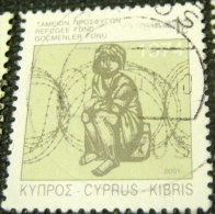 Cyprus 2001 Refugee Fund 1c - Used - Used Stamps
