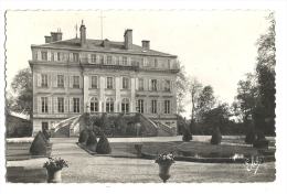 Cp, 33, Margaux, Château-Margaux, Façade Nord, Voyagée 1961 - Margaux