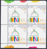 2014 VATICANO "SALONE DEL LIBRO - TORINO" QUARTINA MNH - Neufs