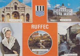 CPM Ruffec Multivues - Blason - Ruffec