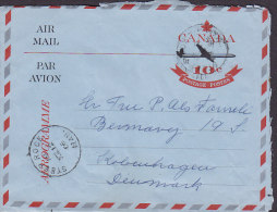 Canada Postal Stationery Ganzsache Entier Airmail Par Avion Aerogramme STEEP ROCK (Man) 1966 Tuberculosis Christmas Seal - 1953-.... Regno Di Elizabeth II