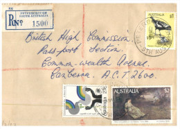 (654) Australia Registered Card 1983 - Storia Postale