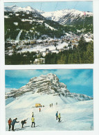 N. 2 CARTOLINE MADONNA DI CAMPIGLIO TRENTO RIFUGIO STOPPANI DOLOMITI DI BRENTA  F/G VIAGGIATE 1969 - Senigallia