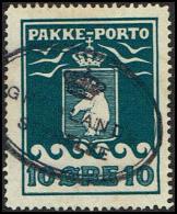 1916. PAKKE PORTO. 10 øre Blue. Thiele. Perf 11 ½. GRØNLANDS STYRELSE. (Michel: 7A) - JF171371 - Parcel Post