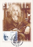 11355- ALBERT EINSTEIN, SCIENTIST, MAXIMUM CARD, 2005, ROMANIA - Albert Einstein