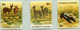 N° Michel 1347-1350 (Sauf 1349) (N° Yvert 725-726-728) - Timbres Du Burundi (MNH) (1977) - Animals (JS) - Nuevos