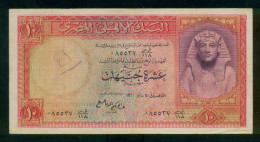 EGYPT / 10 POUNDS / P 32 / 5 MAY 1960  / NM : 118 / SIG. ABD EL HAKIM EL-REFAY - Egipto