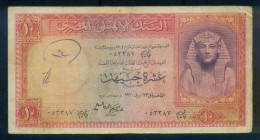 EGYPT / 10 POUNDS / P 32 / 23 APRIL 1960  / NM : 107 / SIG. ABD EL HAKIM EL-REFAY - Egipto