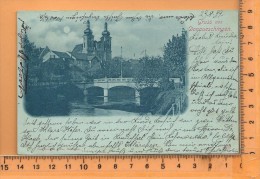 DONAUESCHINGEN: Gruss Litho Effet Nuit, Schützenbrücke - Donaueschingen