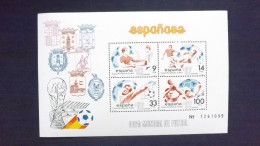 Spanien 2548/1 Block 25 **/mnh, Fußball-Weltmeisterschaft, Spanien - Blocchi & Foglietti