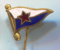 Rowing, Kayak, Canoe - Yugoslavia, Vintage Pin, Badge, Enamel - Aviron