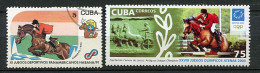 (cl 21 - P25) Cuba Ob. N° 2992 - ** N° 4138 (ref. Michel Au Dos) - Equitation - - Used Stamps