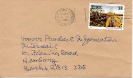 IRLANDE. N°581 De 1985 Sur Enveloppe Ayant Circulé. Tourbe. - Storia Postale