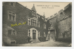 {48037} 30 Gard Aramon , Le Château , Entrée Principale - Aramon