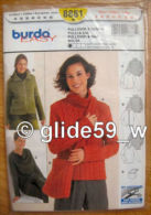 Patron Burda Easy - N° 8881 - Pullover & Tasche-Pulli & - Schnittmuster